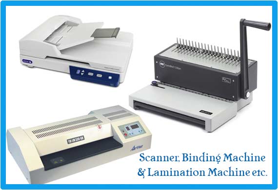 Binding Machine, Scanner, Lamination Machines at Best Price